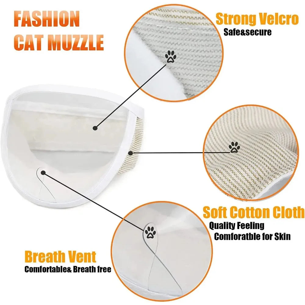 Pet Cat Bathing Grooming Tool with Transparent Mouth and Nose Mask Effective Anti-biting Cat Nail Clipper Auxiliary Tools 강아지 미용
