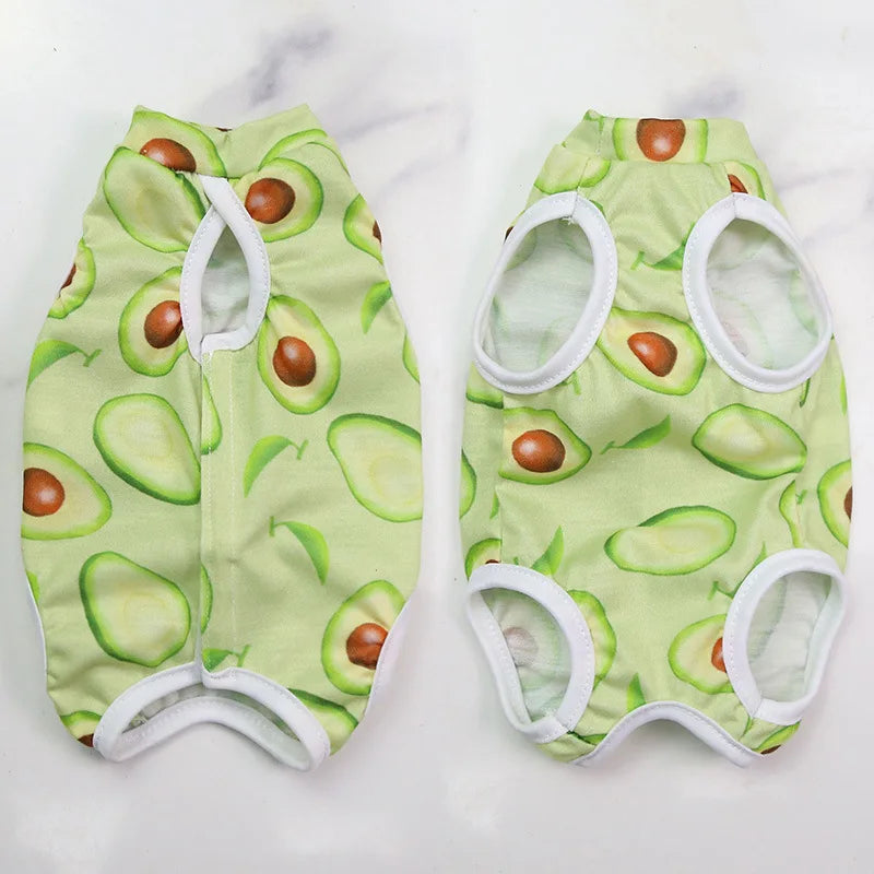 Cat Anti-licking Sterilization Clothes Pet Surgery Suit for Small Dog Cat Weaning Breathable Puppy Anti-scratch Body Strap Vest