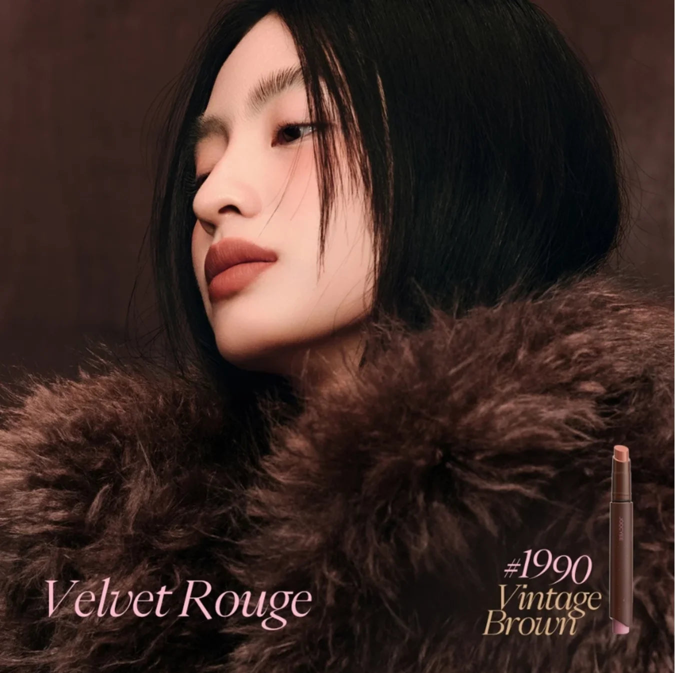 JOOCYEE Lipstick Velvet Matte Smooth Light Non-Stick Cup Non-Fading Low-Saturation Longlasting High-Coverage Lip Makeup 3g