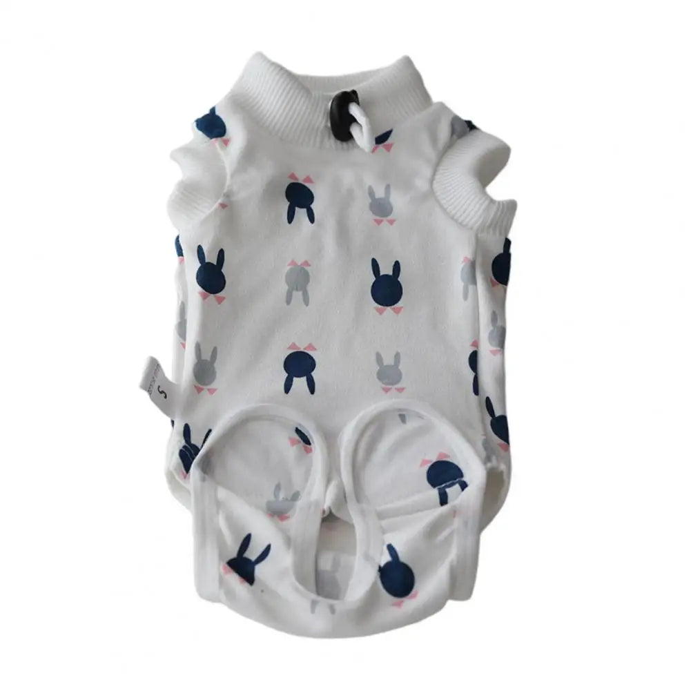 Cotton Pet Surgery Rehabilitation Clothing Post Operative Cat Clothes Cat Recovery Suit Kitten Vest Cat Accessories