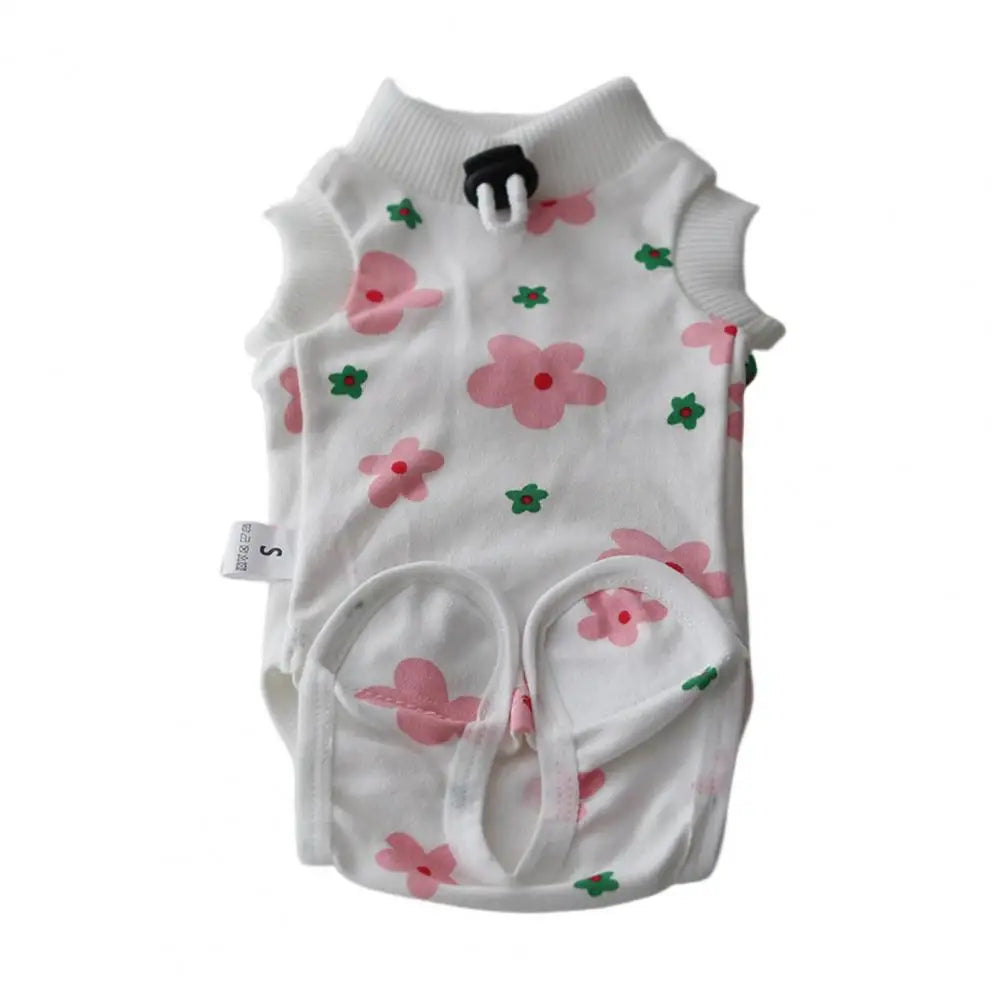 Cotton Pet Surgery Rehabilitation Clothing Post Operative Cat Clothes Cat Recovery Suit Kitten Vest Cat Accessories
