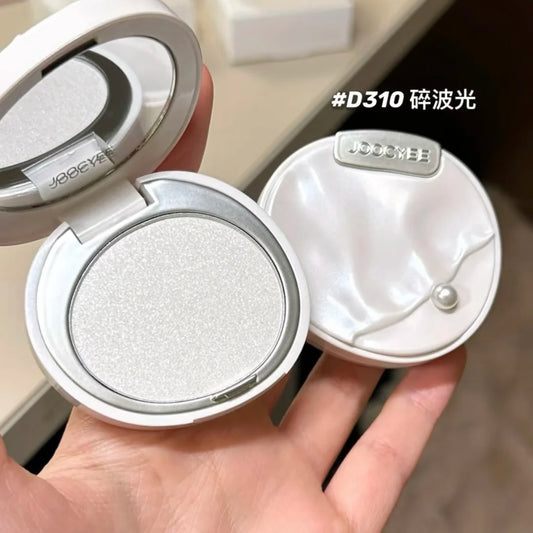 JOOCYEE Blush Highlighter Powder Matte Nude Shimmer Brighteen Single Color Easy to Apply Waterproof Long Lasting Makeup 4g